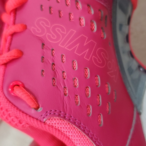 K-Swiss sneakers men's 5.5 women's 7.5 Pink and coral Flow Coolsystem Dura Wrap - Picture 14 of 16